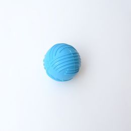 Dog Sound Ball TPR Teeth Grinding And Biting Toy Supplies (Option: Royal blue-6.5cm)