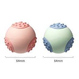 Dogs Vocal Bite Resistant Teething Toys (Option: Mint Green and Peach Pink-Ball Only)