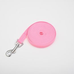 Pet Polyester Tracking Lead Rope (Option: Pink-30mX1.6cm)