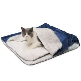 Fashion Simple Pet Dog Waterproof Pad (Option: Navy Blue-150x127CM)