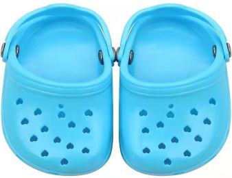 Dog Hole Shoe Wear-resistant Silicone (Option: Blue-2piece)