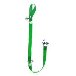 Dog Out Alarm Doorbell Rope (Option: Grass green-3bells)