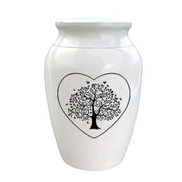 Tree Of Life Cremation Memorial Jar Store Pet Supplies (Option: White2)