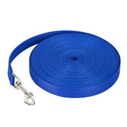 Fashion Pet Dog Solid Color Leash (Option: Blue-1.2M x 1.5CM)
