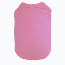 Dog Clothes Pet Clothing T-shirt (Option: Pink-XS)