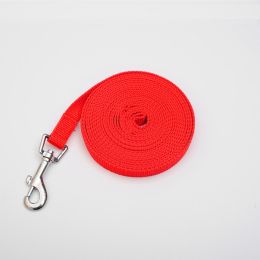Pet Polyester Tracking Lead Rope (Option: Red-20mX1.6cm)