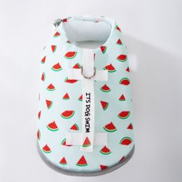 Special Traction Pet Fruit Printed Clothes (Option: Green Watermelon-XXL)