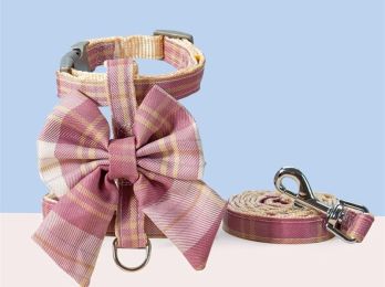 Dog Skirt Hand Holding Rope Small And Medium Pet Supplies (Option: Dream pink Ishaped-S)