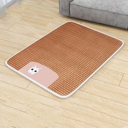 Seasonal Cooling Mat For Small And Large Pets (Option: Pink Cat-2XL-Sponge)